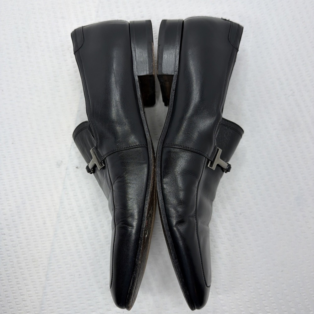 Mezlan Spain Bit Loafers Black Leather Ornament 11.5M 2086 Dress Shoes Luxury - Picture 6 of 16
